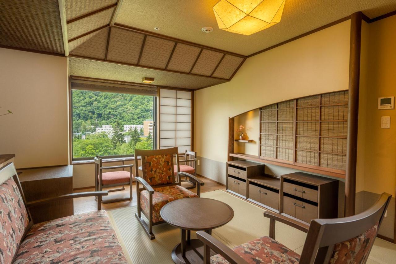 Jozankei Onsen Yurakusoan Otel Sapporo Dış mekan fotoğraf