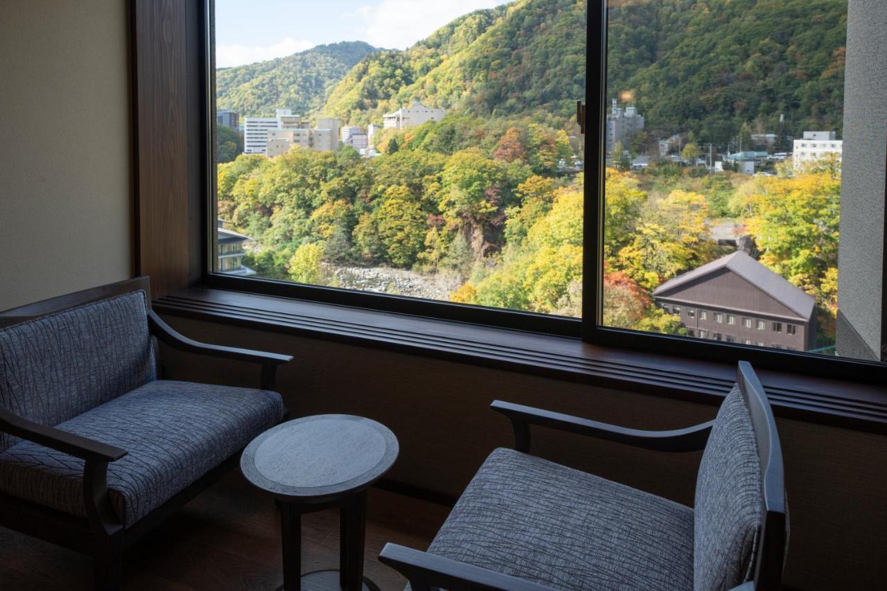Jozankei Onsen Yurakusoan Otel Sapporo Dış mekan fotoğraf
