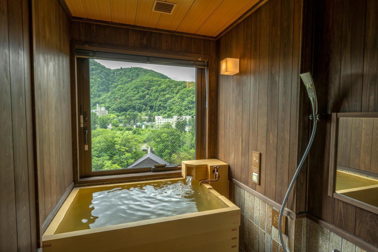 Jozankei Onsen Yurakusoan Otel Sapporo Dış mekan fotoğraf
