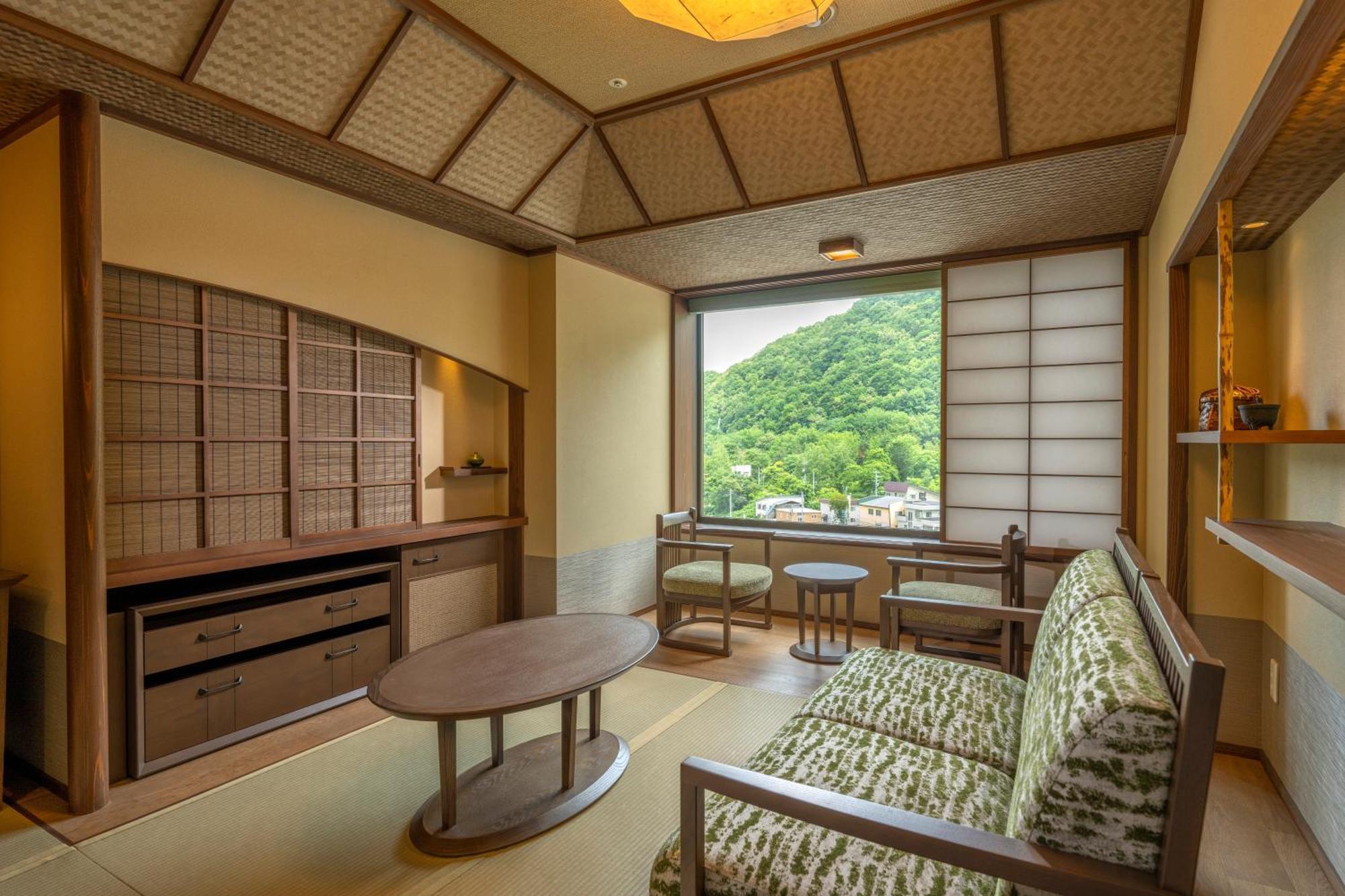 Jozankei Onsen Yurakusoan Otel Sapporo Dış mekan fotoğraf